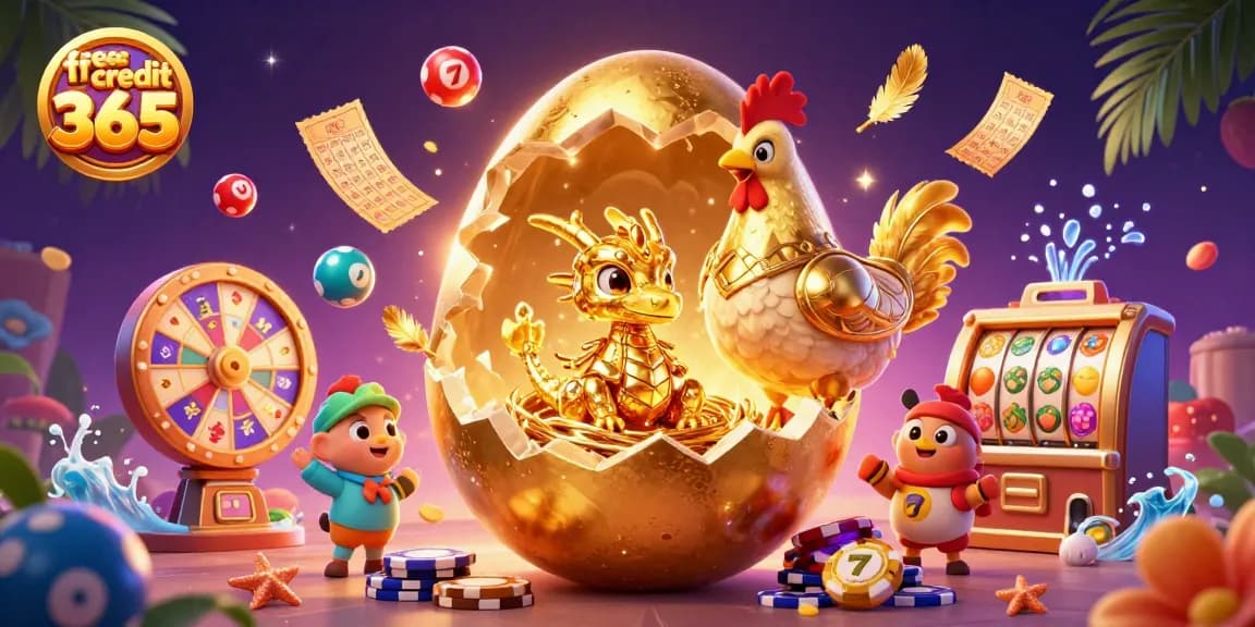 Engage with free credit 365 for a thrilling casino experience featuring golden dragon and dynamic lottery elements.