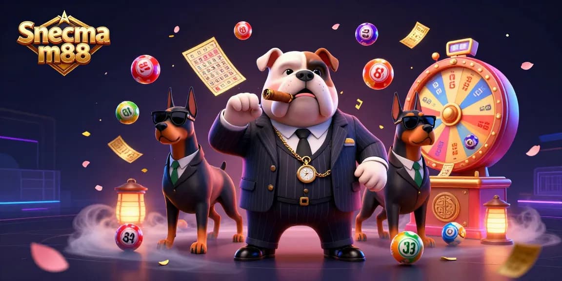 Engage with Snecma m88, the vibrant casino atmosphere with lottery balls and dynamic game elements.