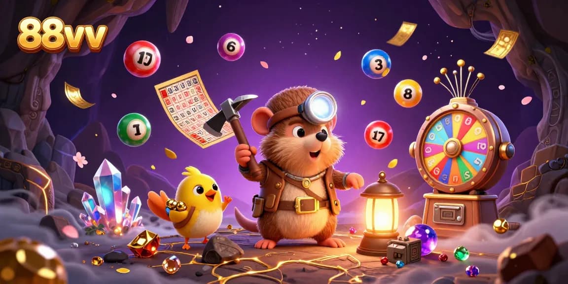 Experience thrilling 88vv lottery adventures with colorful balls and dynamic prizes.