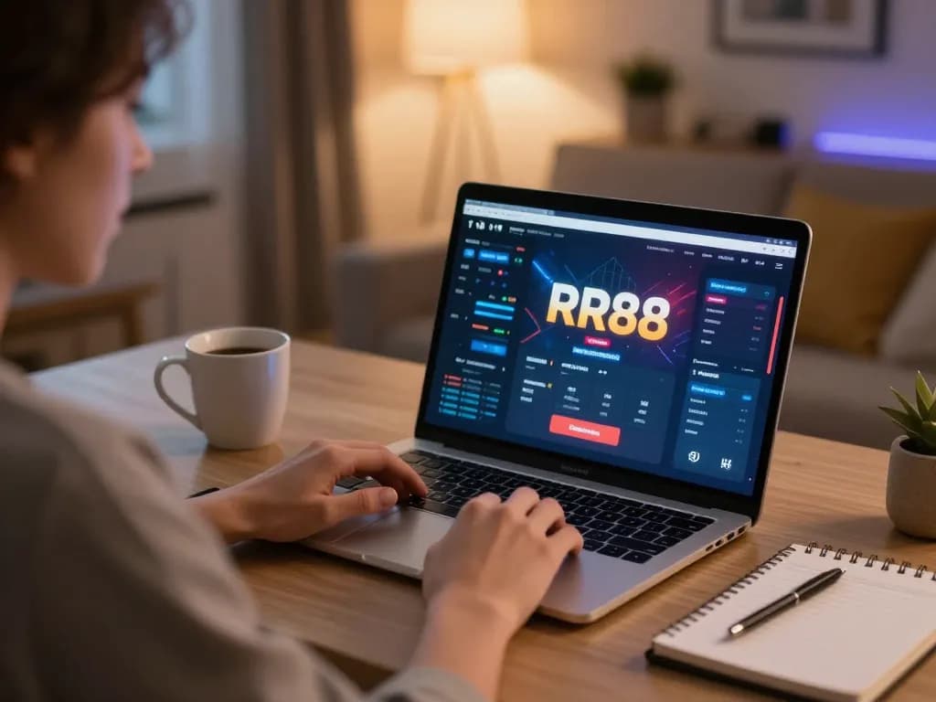 Playing online slots on RR88 platform with a cozy home setup
