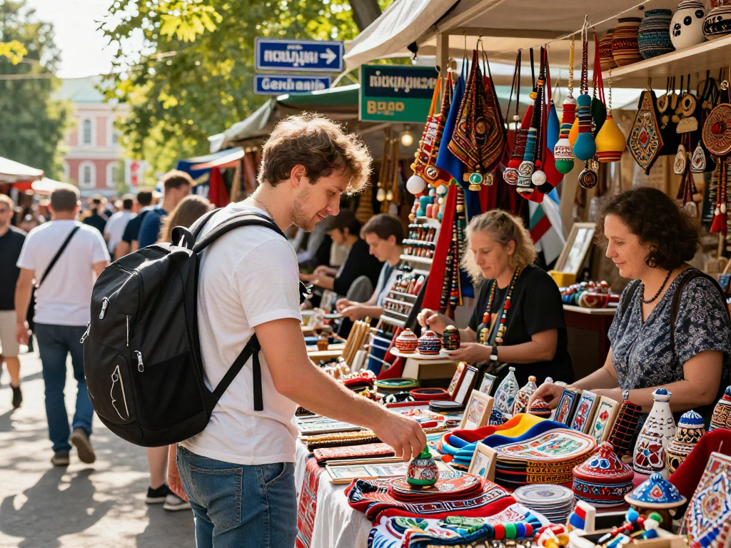 Pelanggan di pasar Moscow menggunakan https://payinrussia.com/ untuk membuat pembayaran mudah sambil menikmati suasana perayaan.