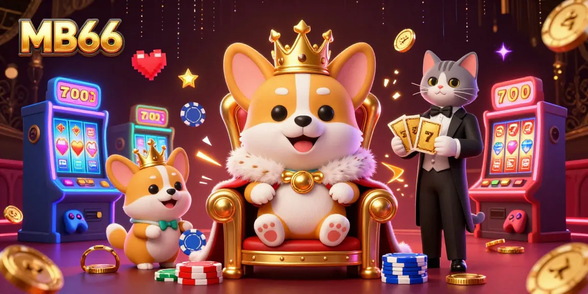Experience thrilling adventures at MB66 with our colorful 3D slots and charming characters!